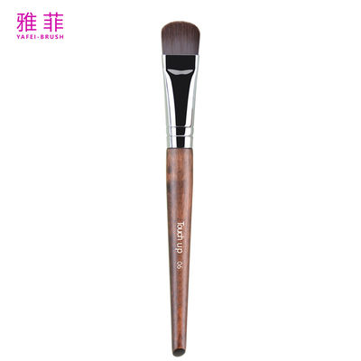 خرید تاچ اپ 06 برچسب خصوصی Fine Thin Flat Liquid Concealer Foundation Brush Hair Synthetic Copper OEM ODM تولید کننده تولید آنلاین