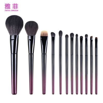 خرید 294A10812 لوگو سفارشی 12pcs برس حرفه ای پریمیوم آرایش برش مجموعه برچسب خصوصی تولید آنلاین
