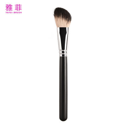 A28 SGS Fine Goat Hair Contour Makeup Brush با فرول مس صاف