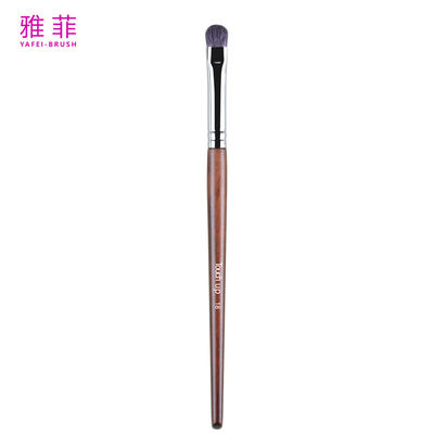 تاچ اپ 18 لوگو سفارشی پیچ و تاب چشم سایه مژه ابرو آرایش برس دسته چوبی