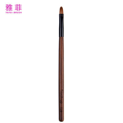 T23 OEM ODM کولینسکی Sable Hair Wood Handle برچسب خصوصی تک لب جزئیات آرایش صورت