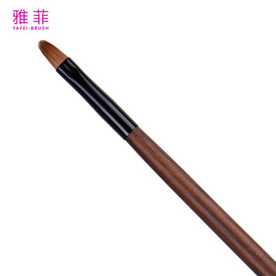 T23 کولینسکی Sable Hair Wood Handle برچسب خصوصی تک لب جزئیات آرایش صورت